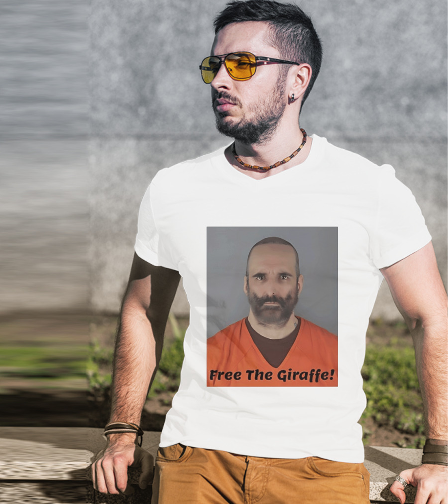 Robby Roadsteamer Shot Free The Giraffe T-Shirt
