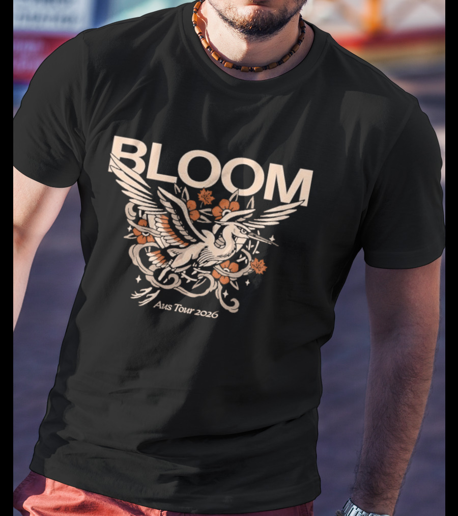 Bloom Aus Tour 2026 Phoenix And Floral T-Shirt