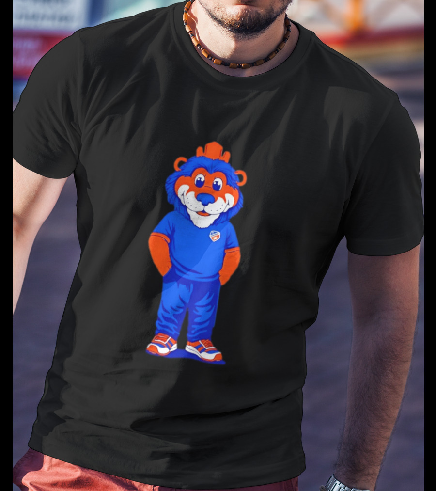 FC Cincinnati Casual Gary Mascot Blue And Orange Outfit T-Shirt