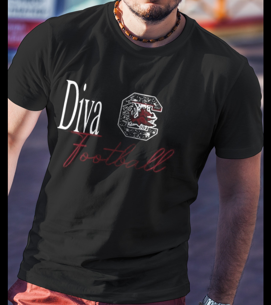 Diva Football South Carolina Gamecocks T-Shirt