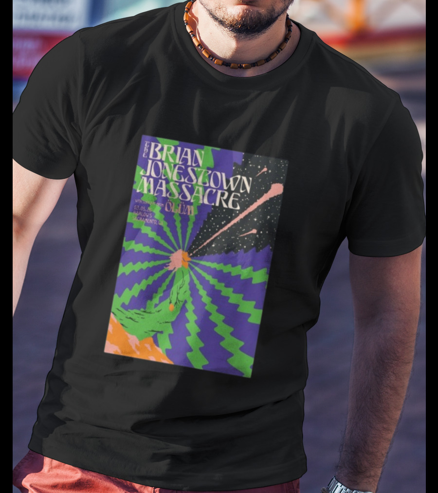 The Brian Jonestown Massacre Sacramento March 5 2026 Oliva Event Flyer At Harlows T-Shirt