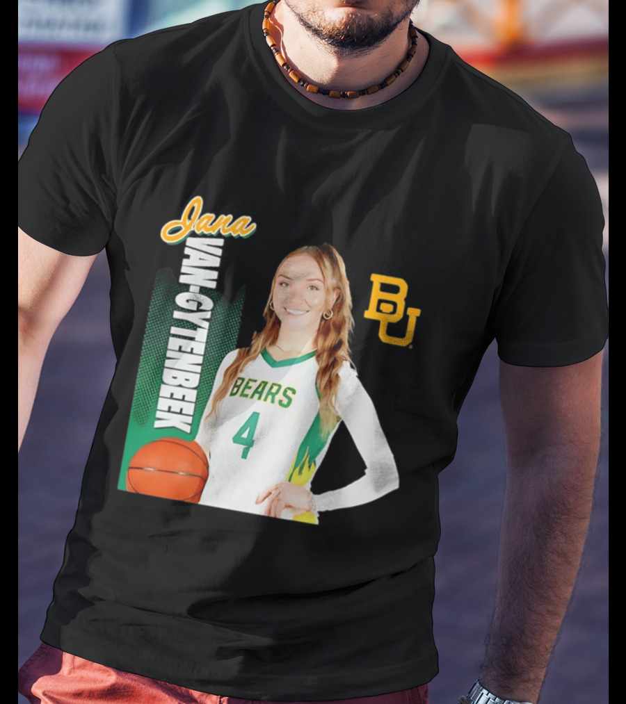 Jana Van Gytenbeek Baylor Bears NCAA Basketball BU T-Shirt