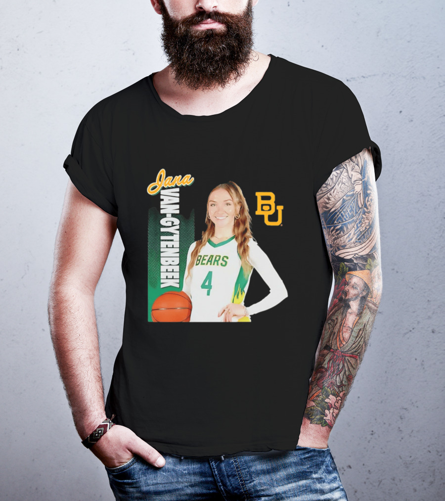 Jana Van Gytenbeek Baylor Bears NCAA Basketball BU T-Shirt