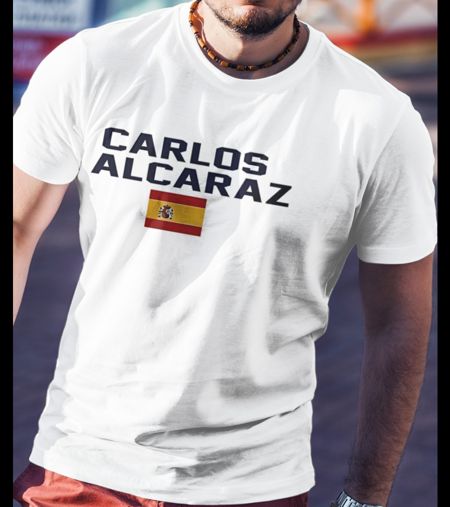 Carlos Alcaraz Spanish Flag T-Shirt