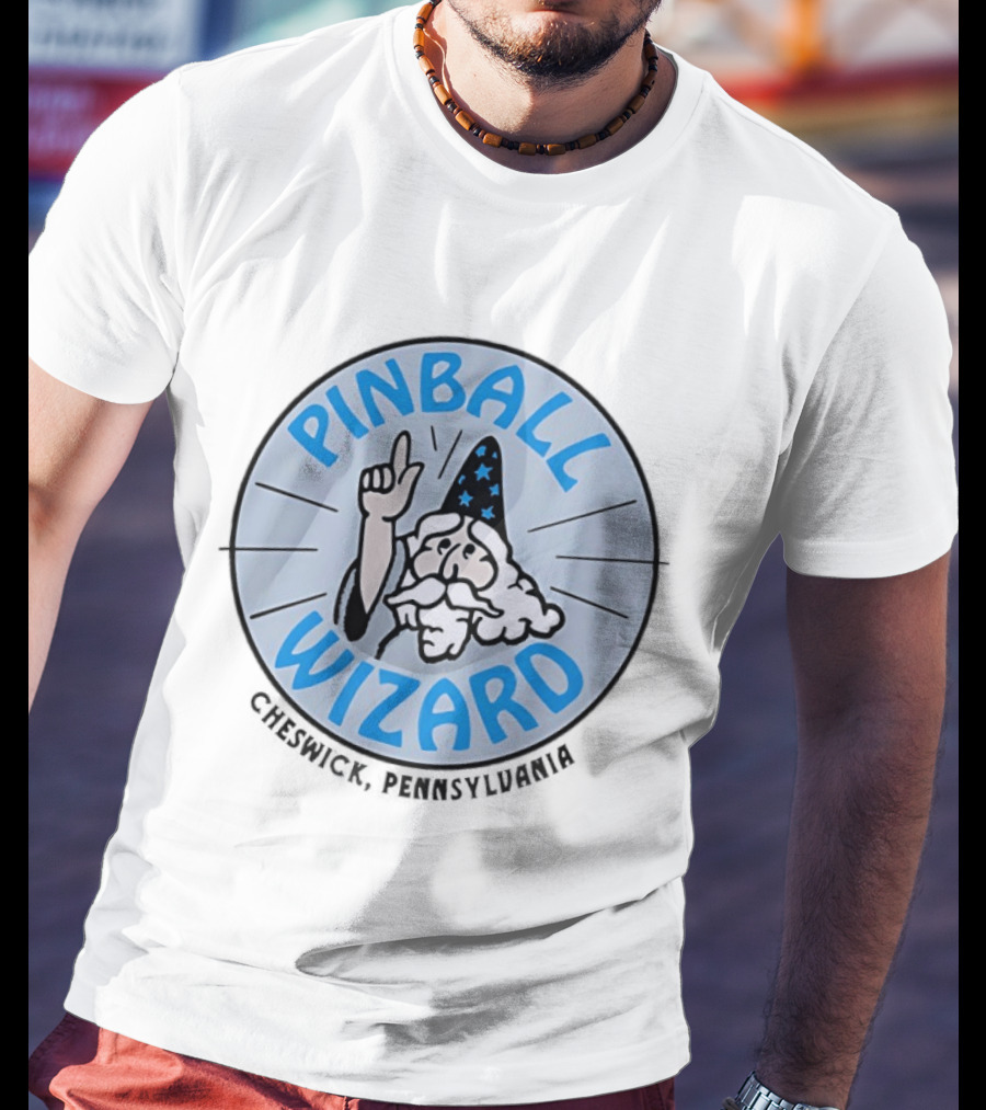 Pinball Wizard Cheswick Pennsylvania Nostalgic Wizard T-Shirt