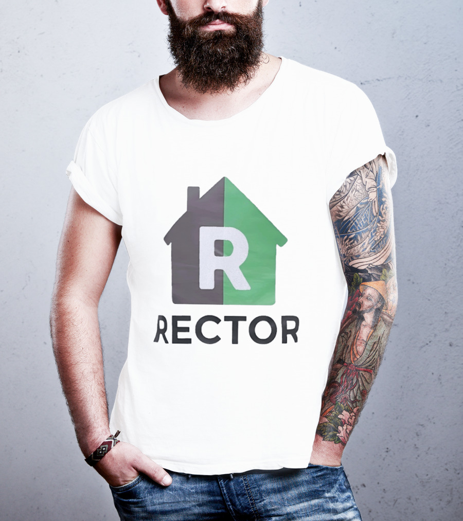 Rector R House Symbol Green And Grey T-Shirt