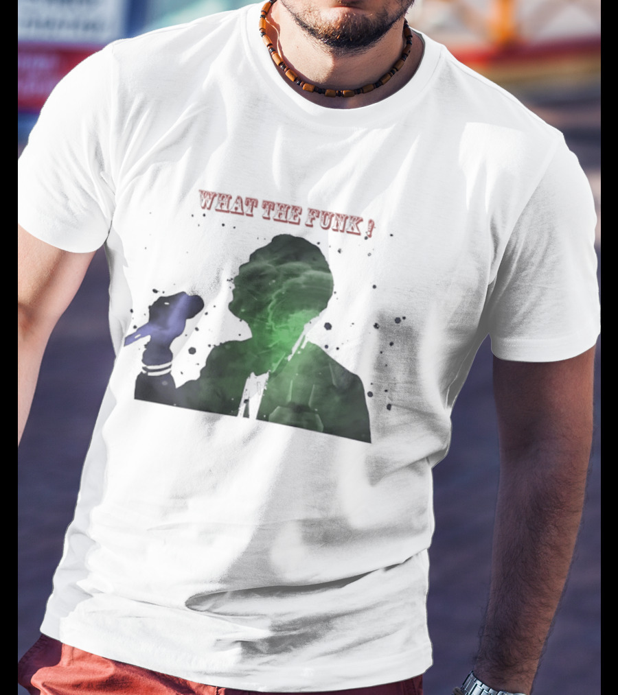 What The Funk Silhouette Microphone T-Shirt
