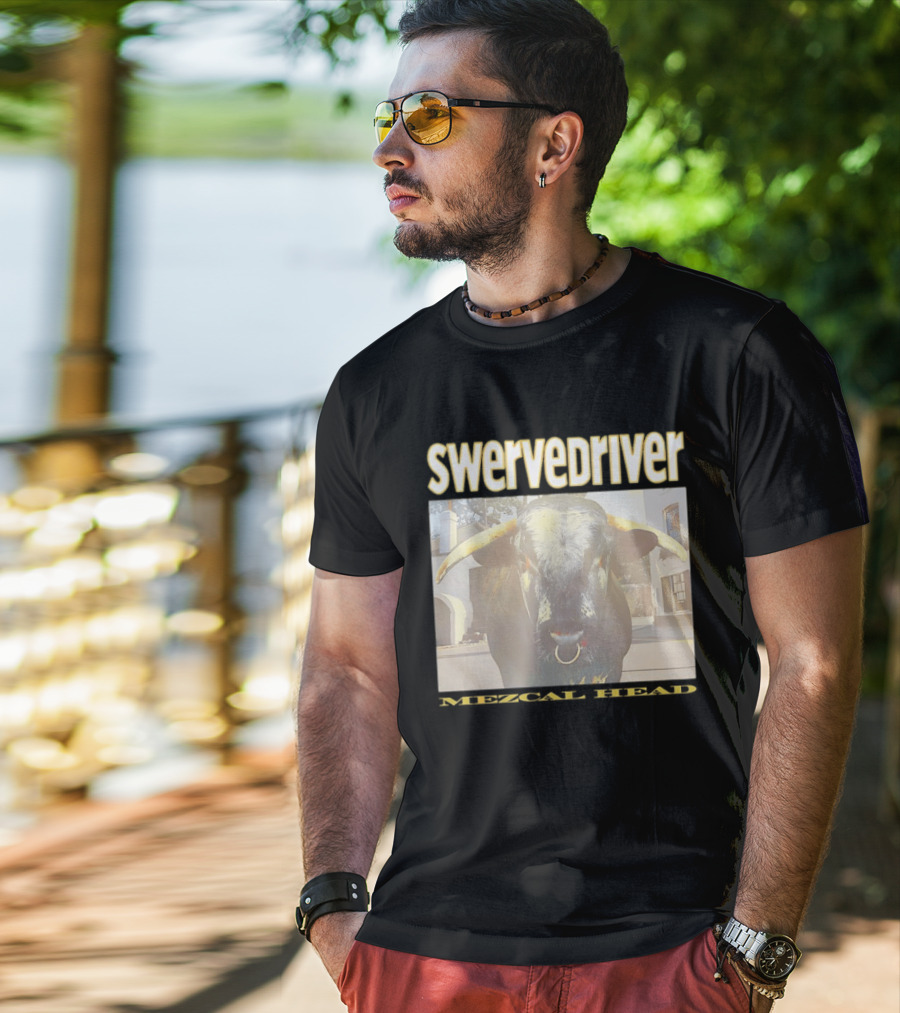 Swervedriver Bison Mezcal Head T-Shirt