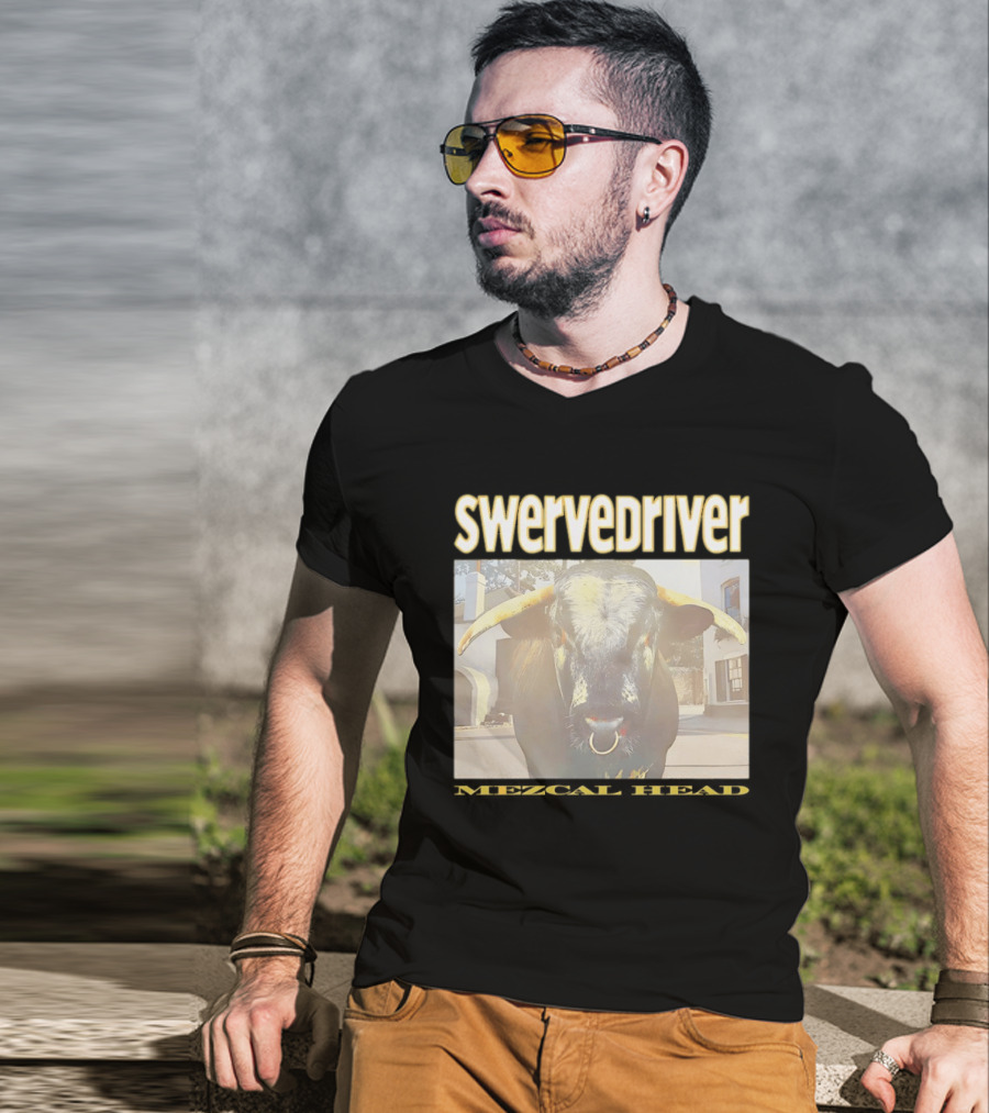 Swervedriver Bison Mezcal Head T-Shirt