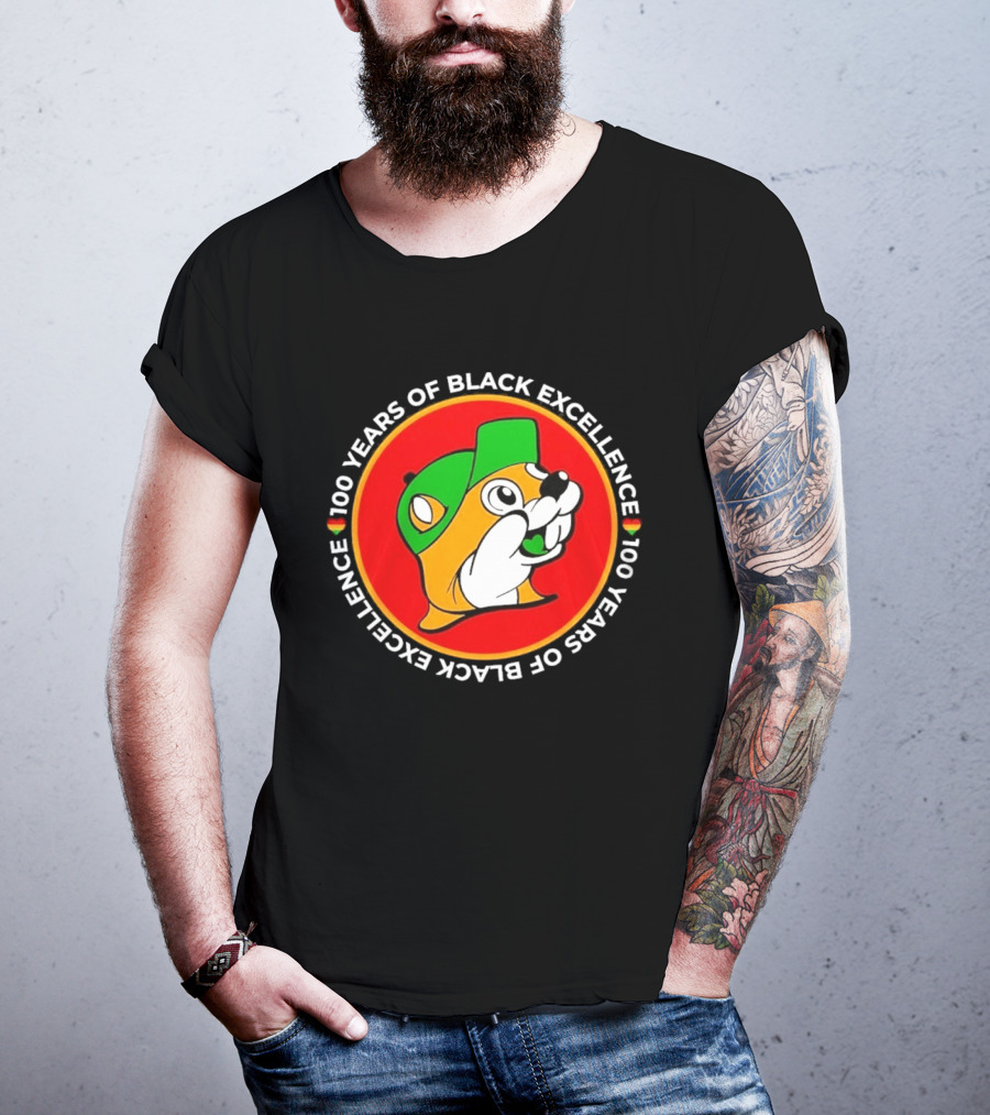 100 Years Of Black Excellence Buc Ee's Anniversary Celebration T-Shirt