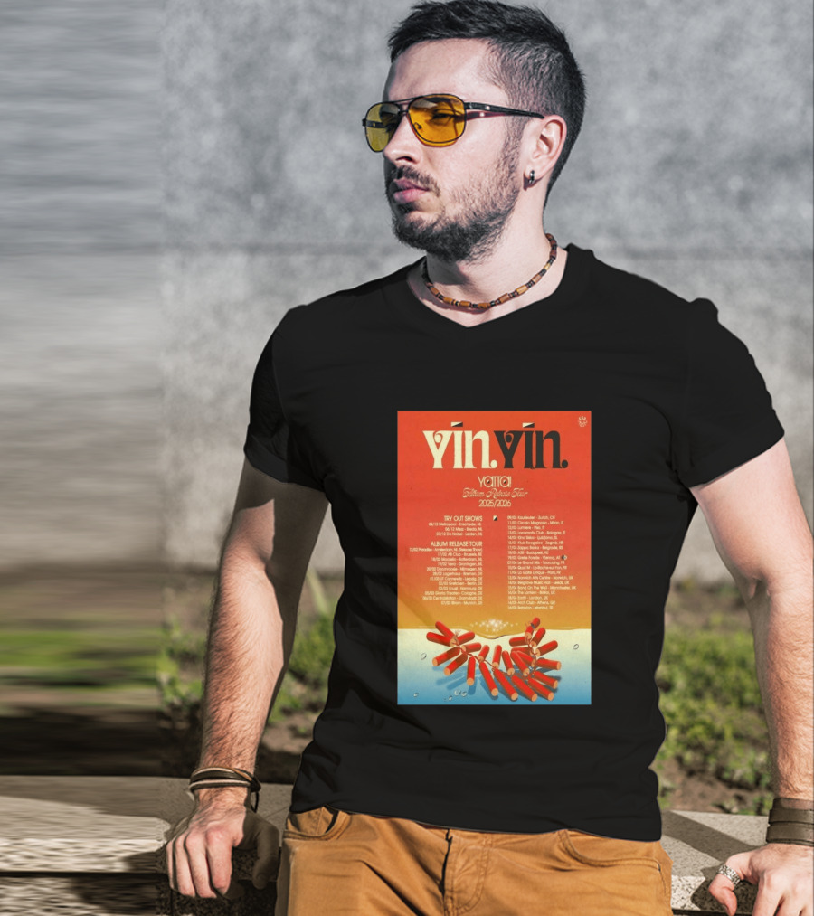 YĪN YĪN Yatta Album Release Tour 2025 2026 Europe And UK Dates T-Shirt