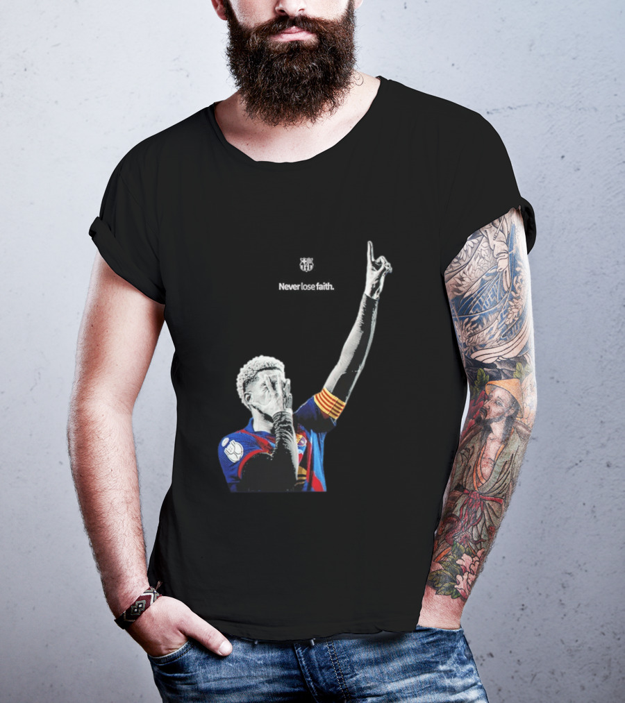 Ronald Araujo FC Barcelona Never Lose Faith T-Shirt