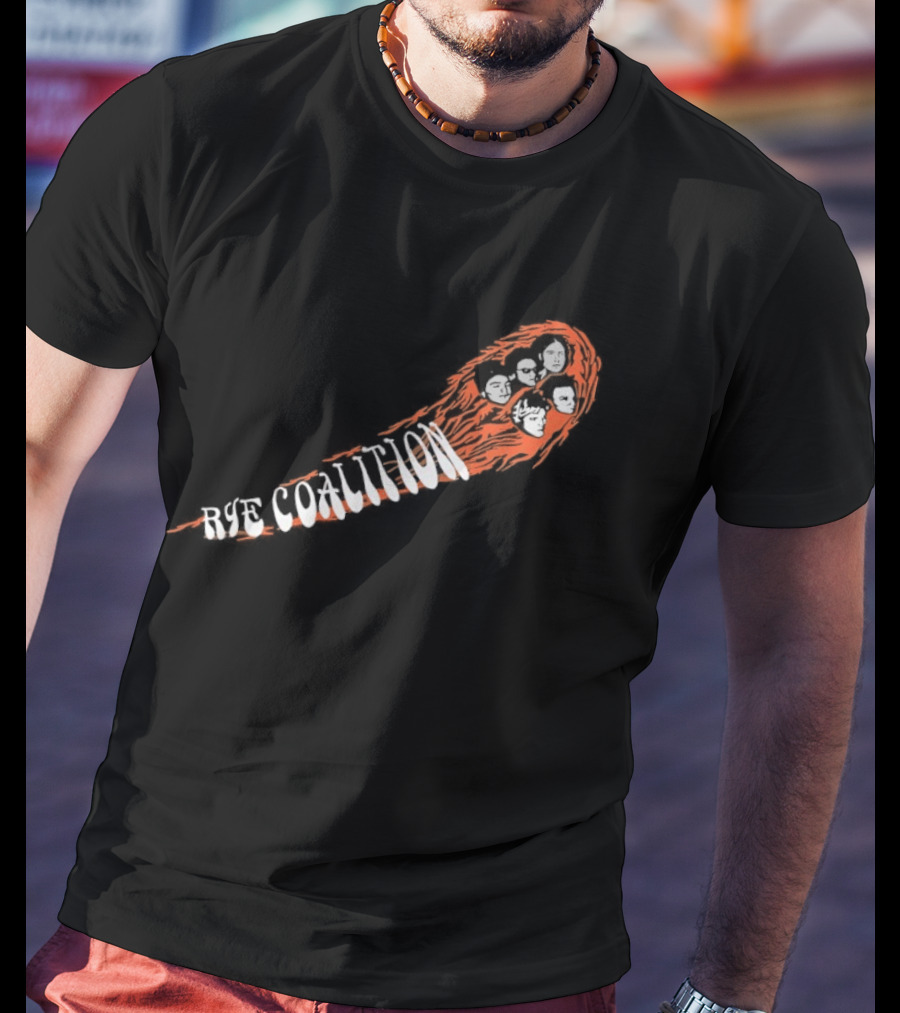 Rye Coalition Fireball Band Faces Comet T-Shirt