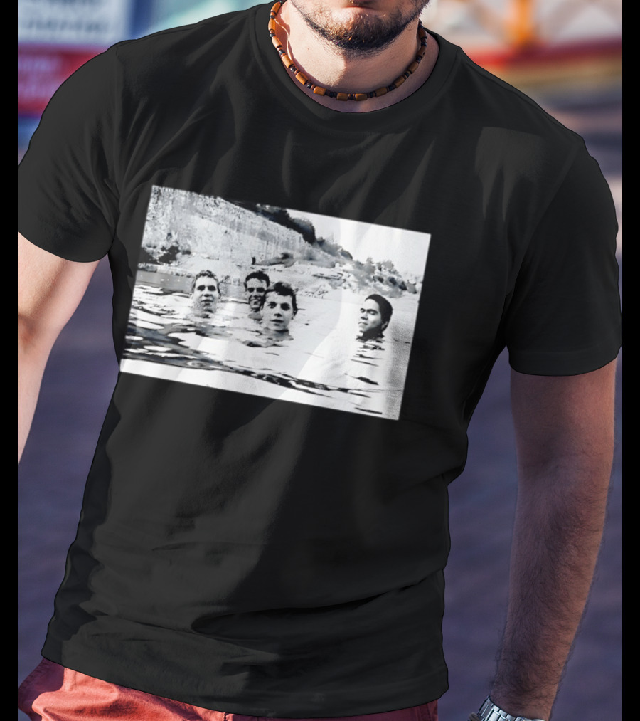 Slint Spiderland Album Cover Iconic Photo Black And White Band Image T-Shirt