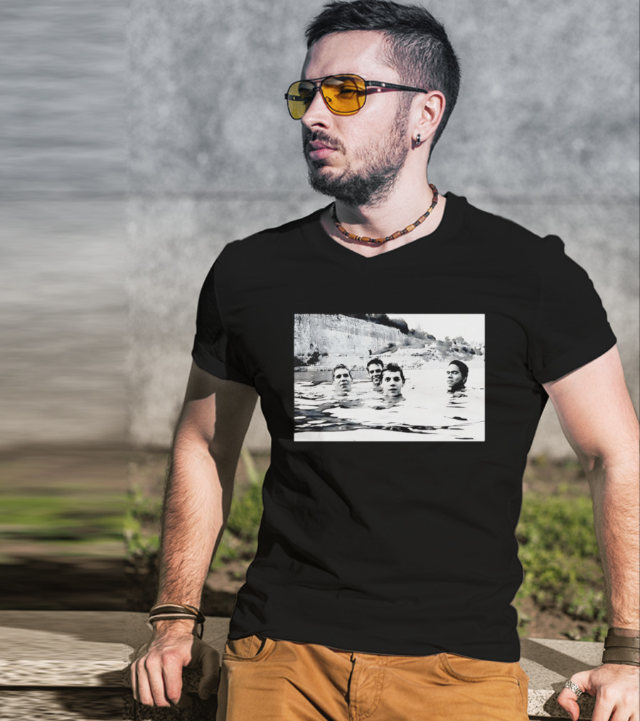 Slint Spiderland Album Cover Iconic Photo Black And White Band Image T-Shirt