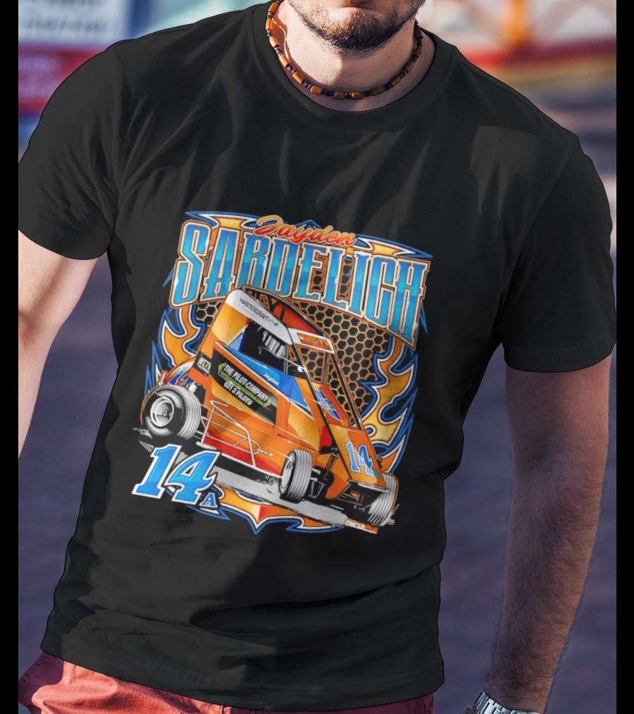 Jayden Sardelich The Pilot Company Mastercraft 14A Racing Sprint Car T-Shirt