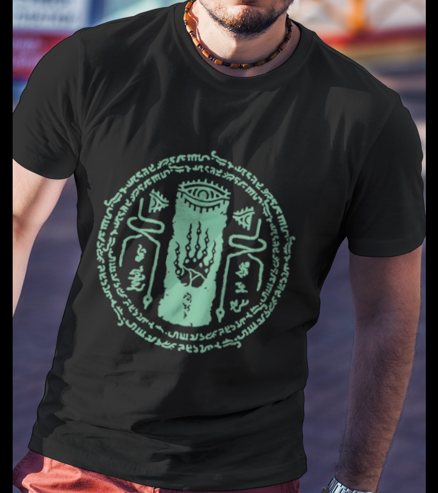 The Legend Of Zelda Tears Of The Kingdom Ancient Hylian Glyph Circle T-Shirt