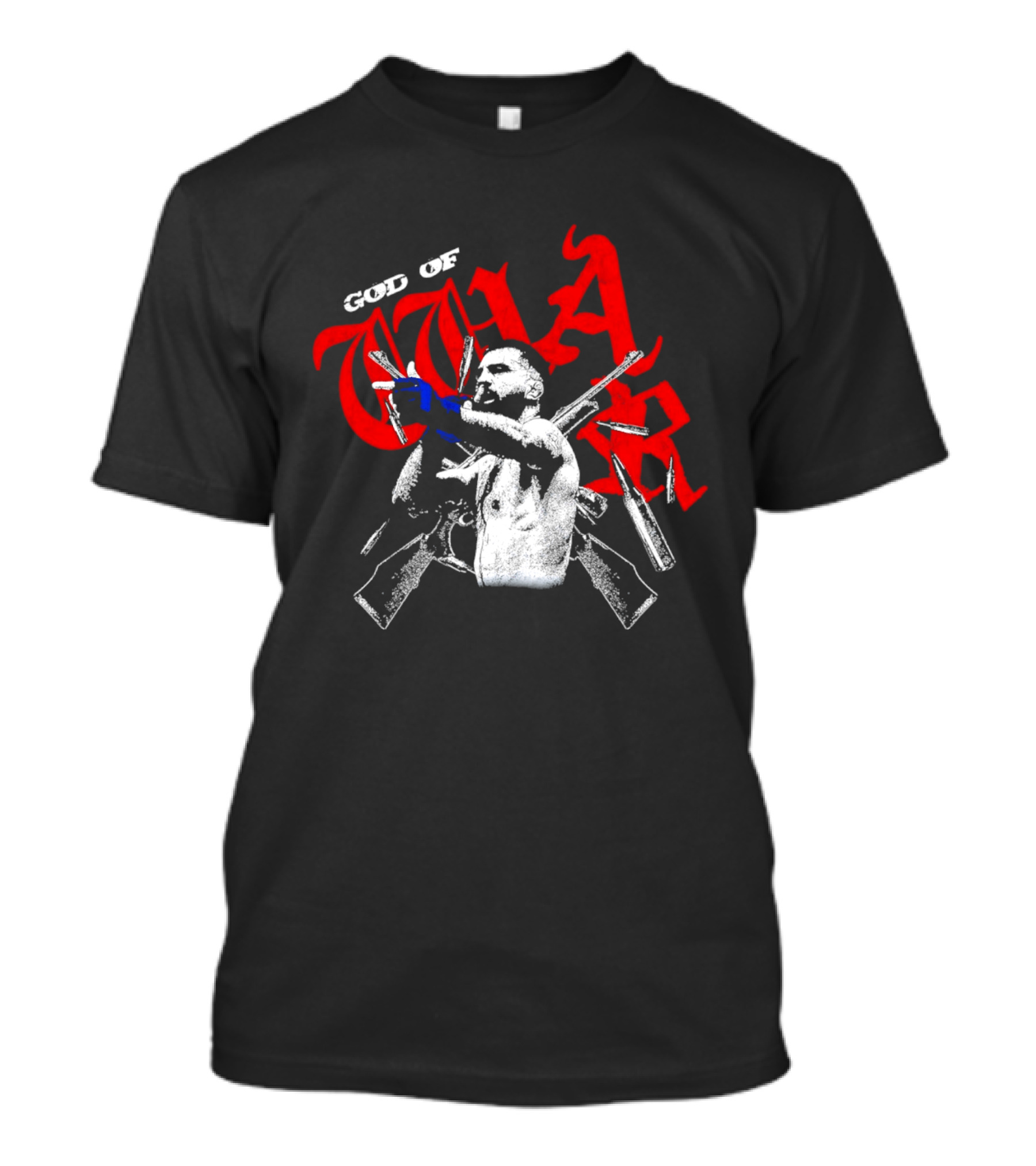Benoît Saint Denis God Of War Guns Warrior T-Shirt