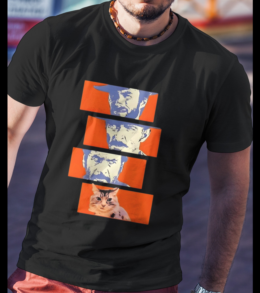 Buono Brutto Cattivo And Cat Pop T-Shirt