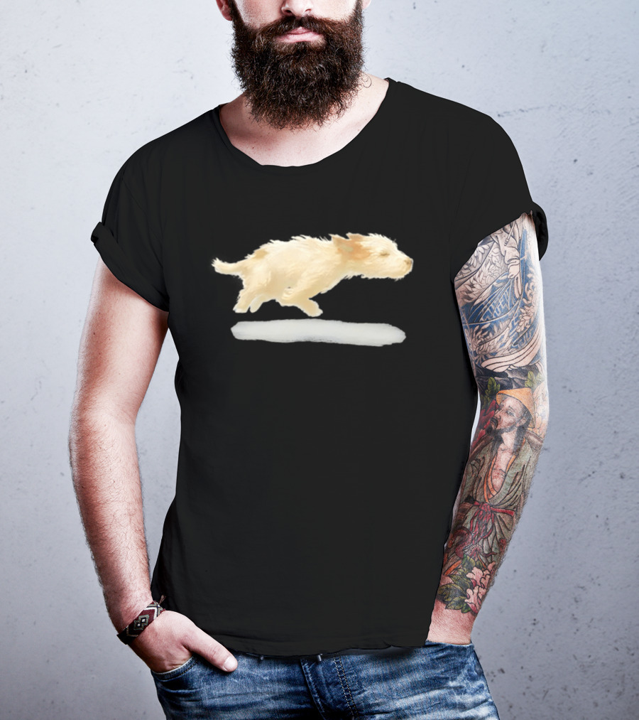 Running Dog Sketch T-Shirt