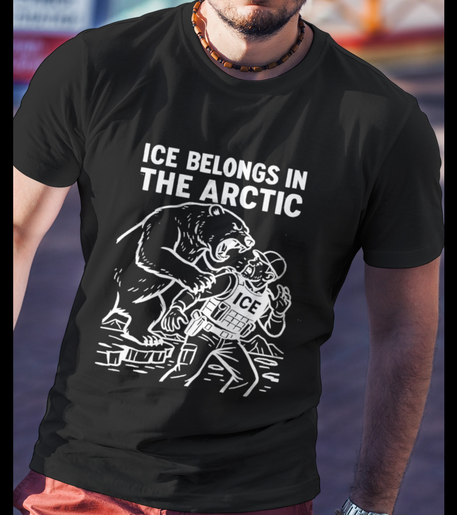 Ice Belongs In The Arctic Bear Confronts ICEбаdy T-Shirt