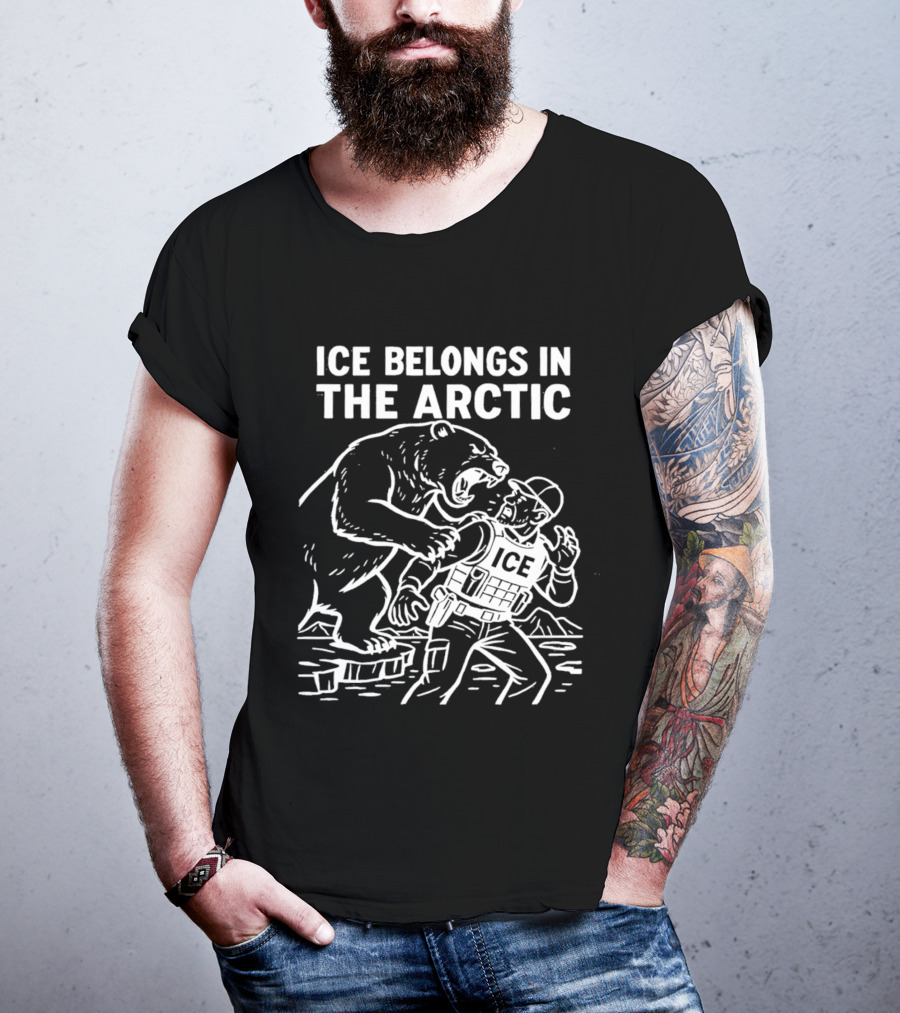 Ice Belongs In The Arctic Bear Confronts ICEбаdy T-Shirt