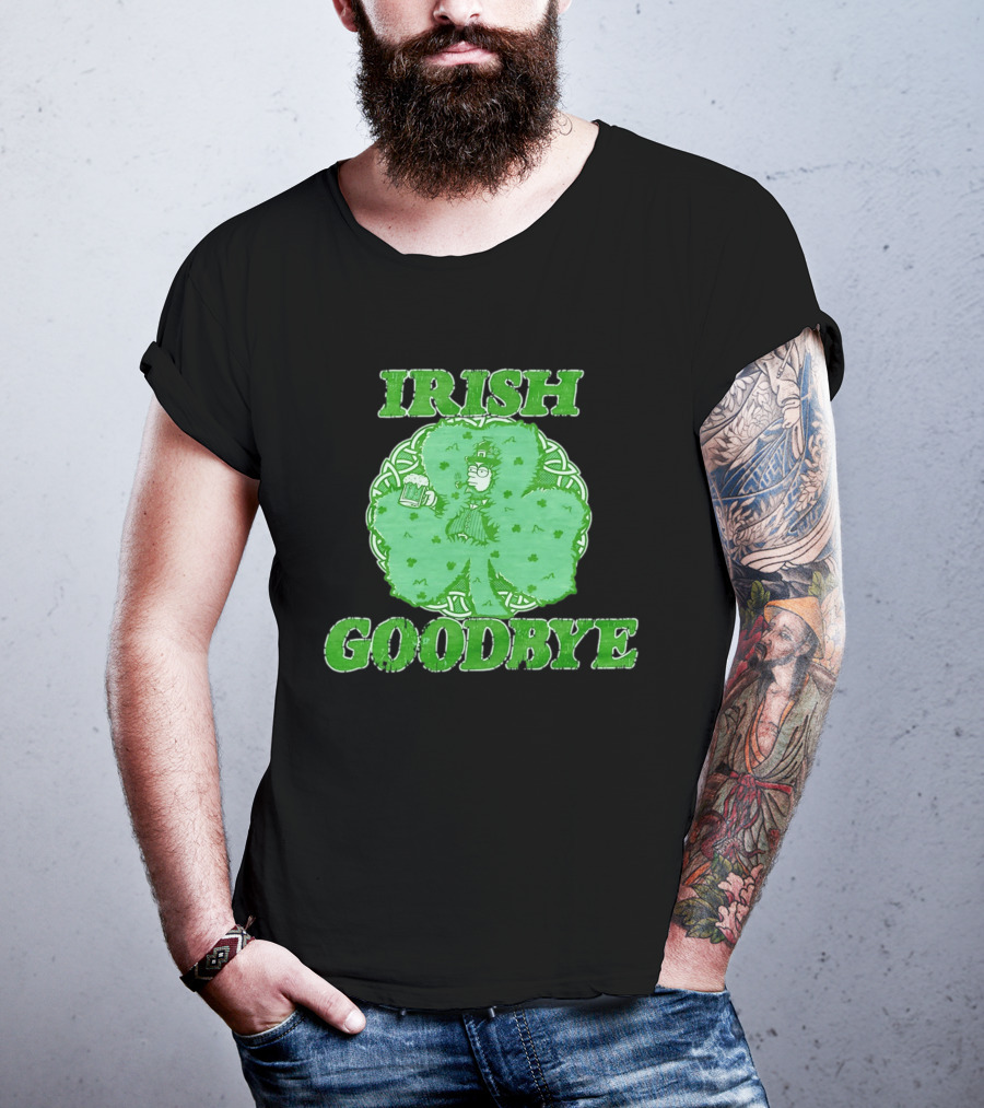 St Patrick's Day Irish Goodbye Shamrock Beer 2026 T-Shirt