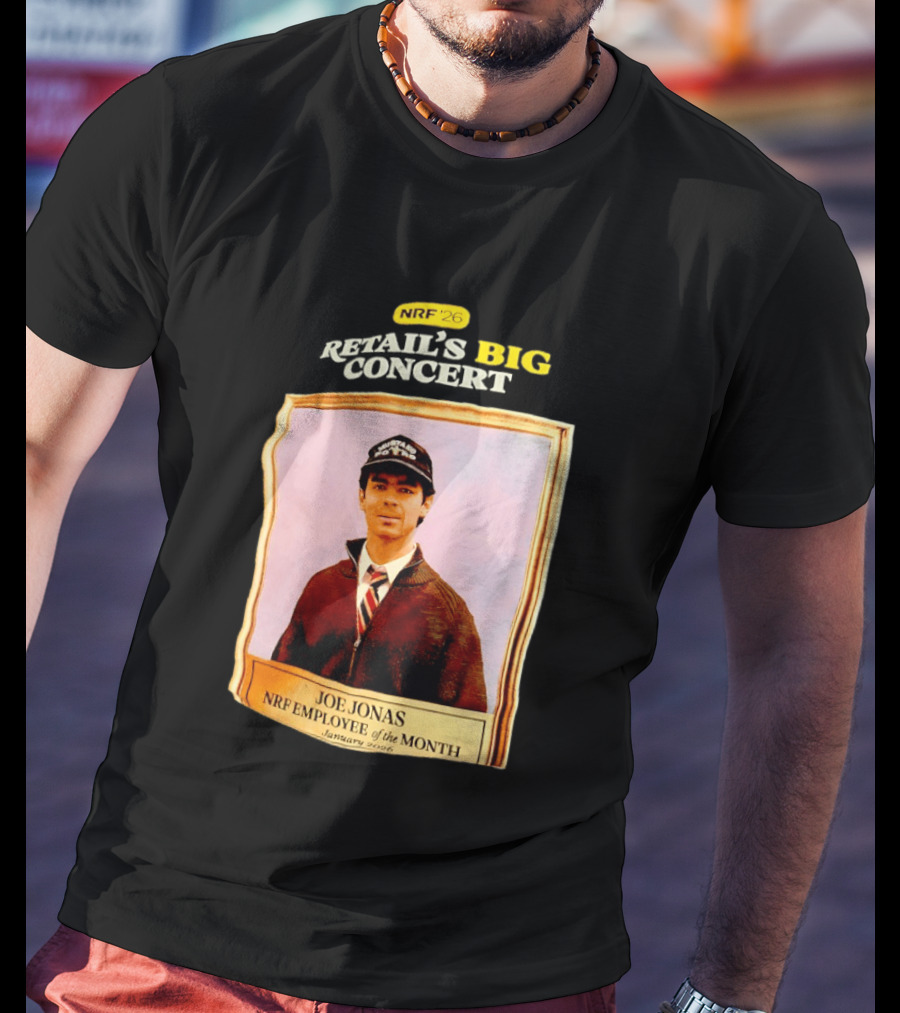 Joe Jonas NRF Employee Of The Month January 2006 Retail's Big Concert T-Shirt
