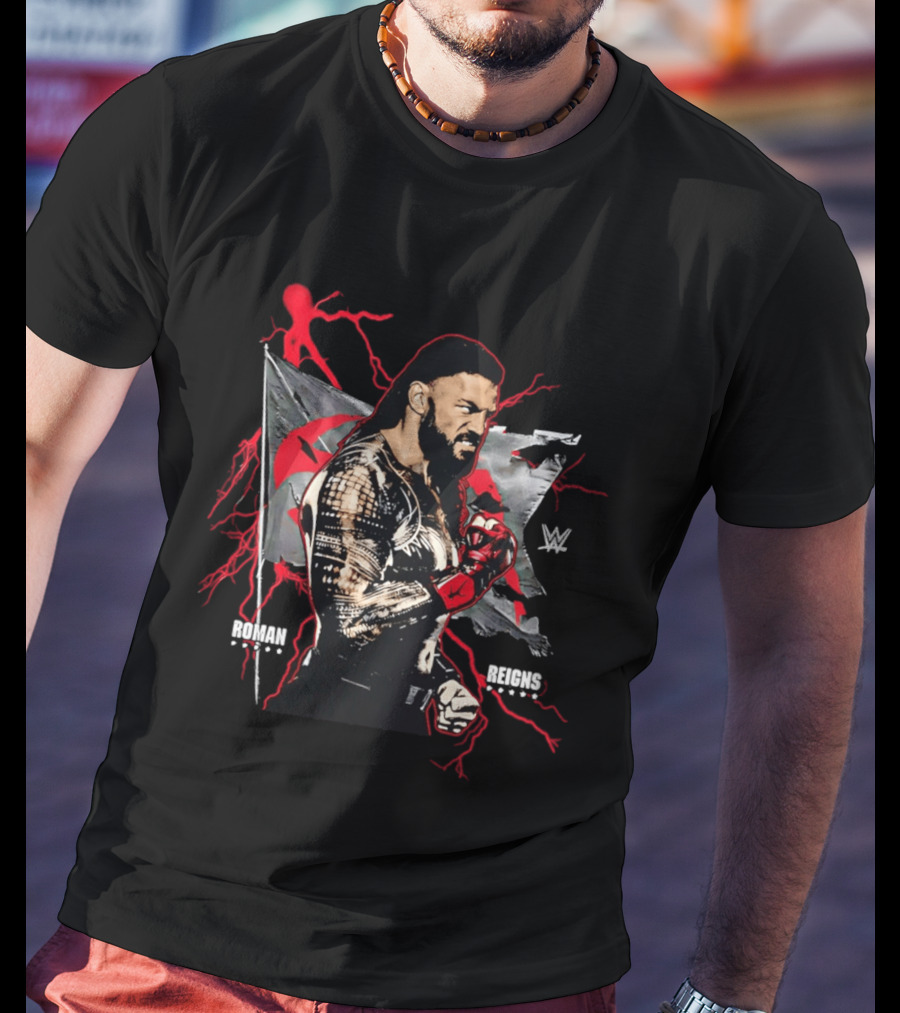 Roman Reigns Wrestlemania 42 WWE Warrior T-Shirt