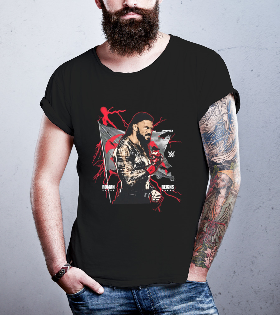 Roman Reigns Wrestlemania 42 WWE Warrior T-Shirt