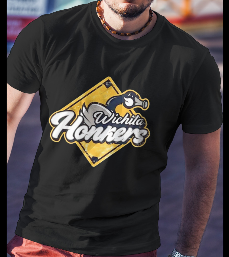 Wichita Honkers 2026 Goose Logo Diamond T-Shirt