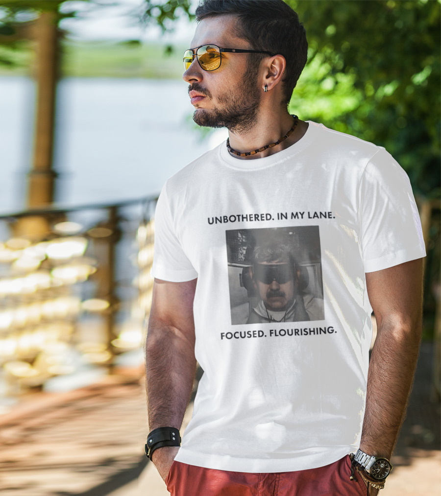 Nicolas Maduro Unbothered In My Lane Focused Flourishing T-Shirt