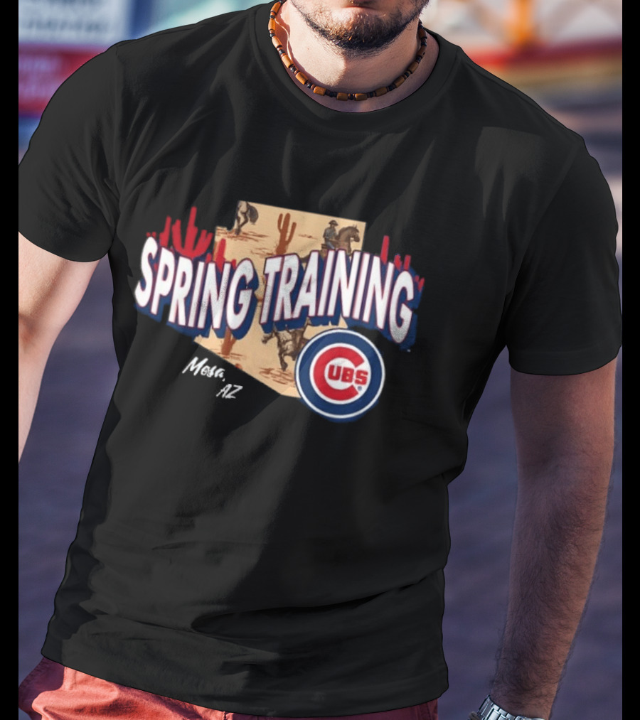 Cubs 2026 Spring Training Mesa AZ Cactus Baseball Event T-Shirt