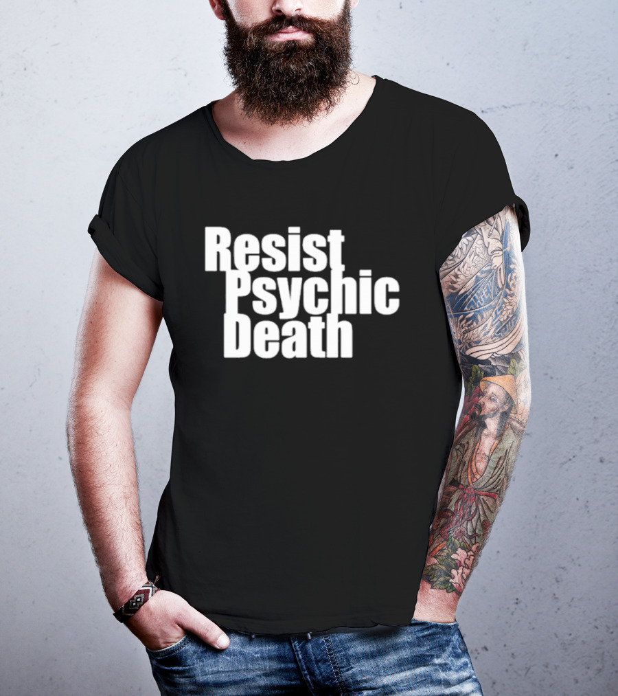 Bikini Kill Resist Psychic Death Slogan Empowerment Punk Message T-Shirt