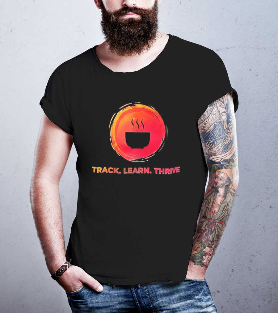 Coffee Track Learn Thrive Steaming T-Shirt