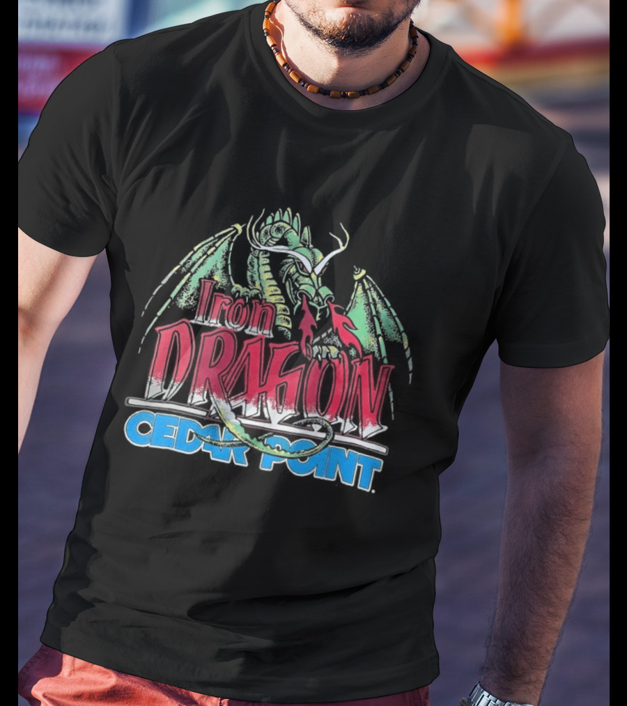 Iron Dragon Cedar Point Amusement Park Adventure T-Shirt