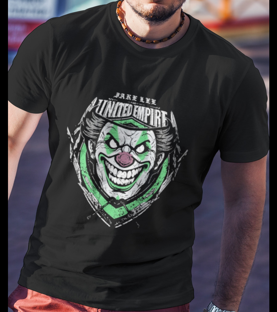 Jake Lee United Empire Joker Smiling Clown Face T-Shirt