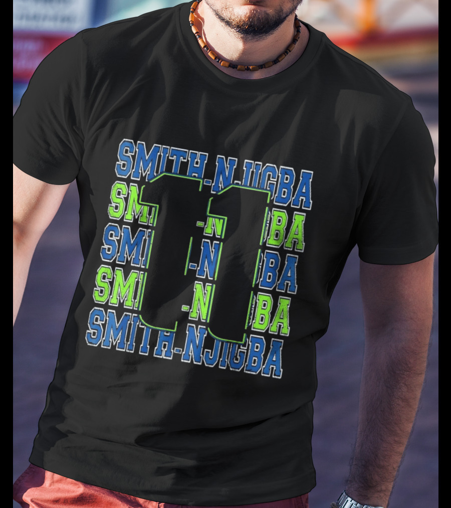 Jaxon Smith Njigba 11 Smith Njigba Seattle Seahawks T-Shirt