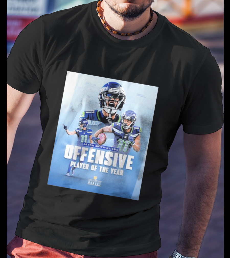 Jaxon Smith Njigba Offensive Player Of The Year Seattle Seahawks Honors T-Shirt