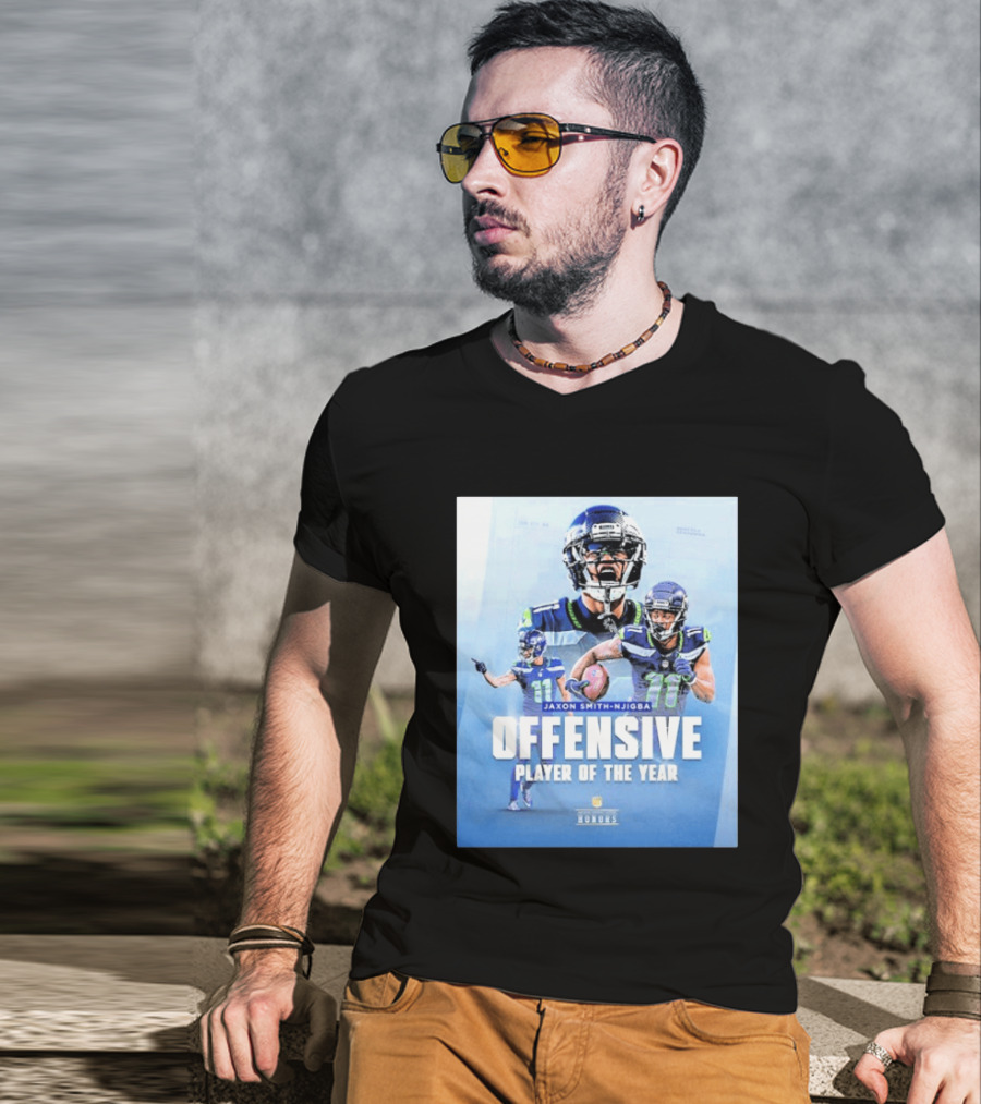 Jaxon Smith Njigba Offensive Player Of The Year Seattle Seahawks Honors T-Shirt