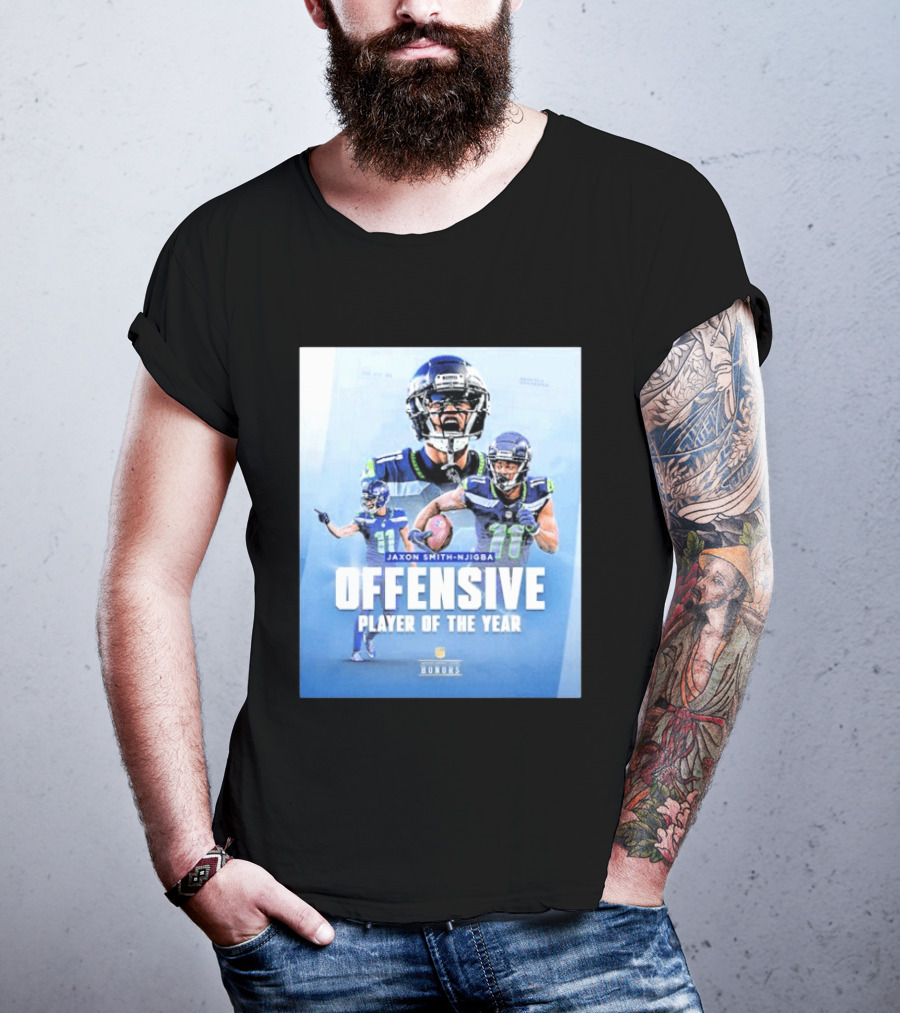 Jaxon Smith Njigba Offensive Player Of The Year Seattle Seahawks Honors T-Shirt