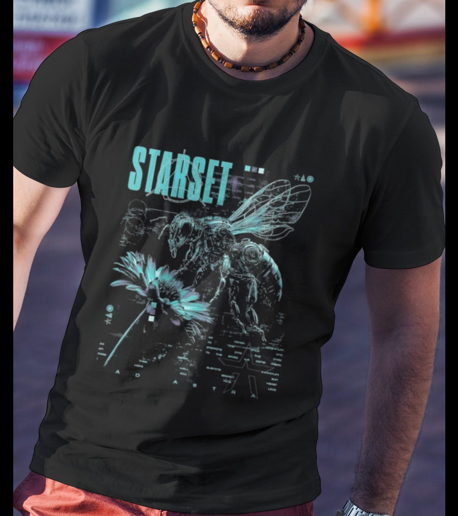 Starset Silos Ad Astra Bee Flower T-Shirt