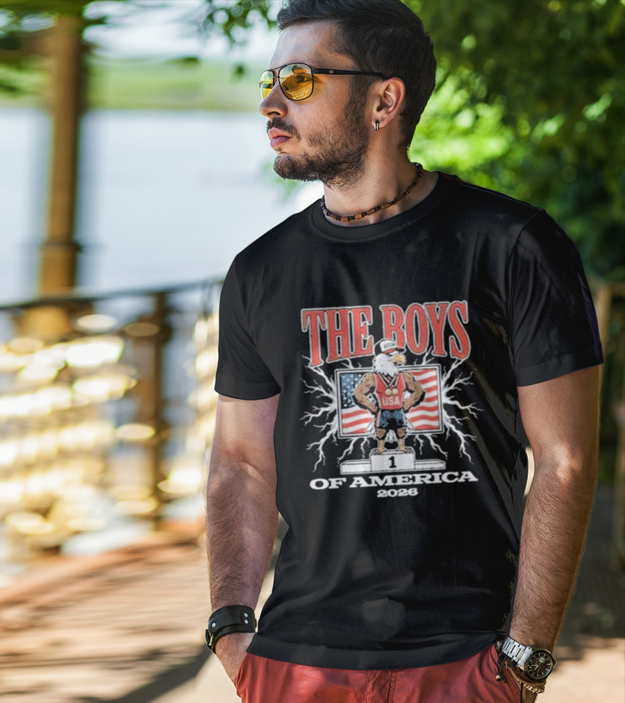 The Boys USA Eagle American Flag 2026 T-Shirt