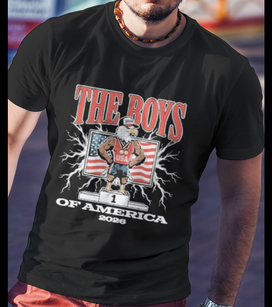 The Boys USA Eagle American Flag 2026 T-Shirt