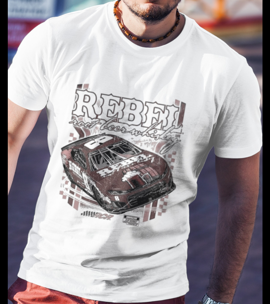 Kyle Busch Rebel Root Whiskey Richard Childress Racing Car T-Shirt