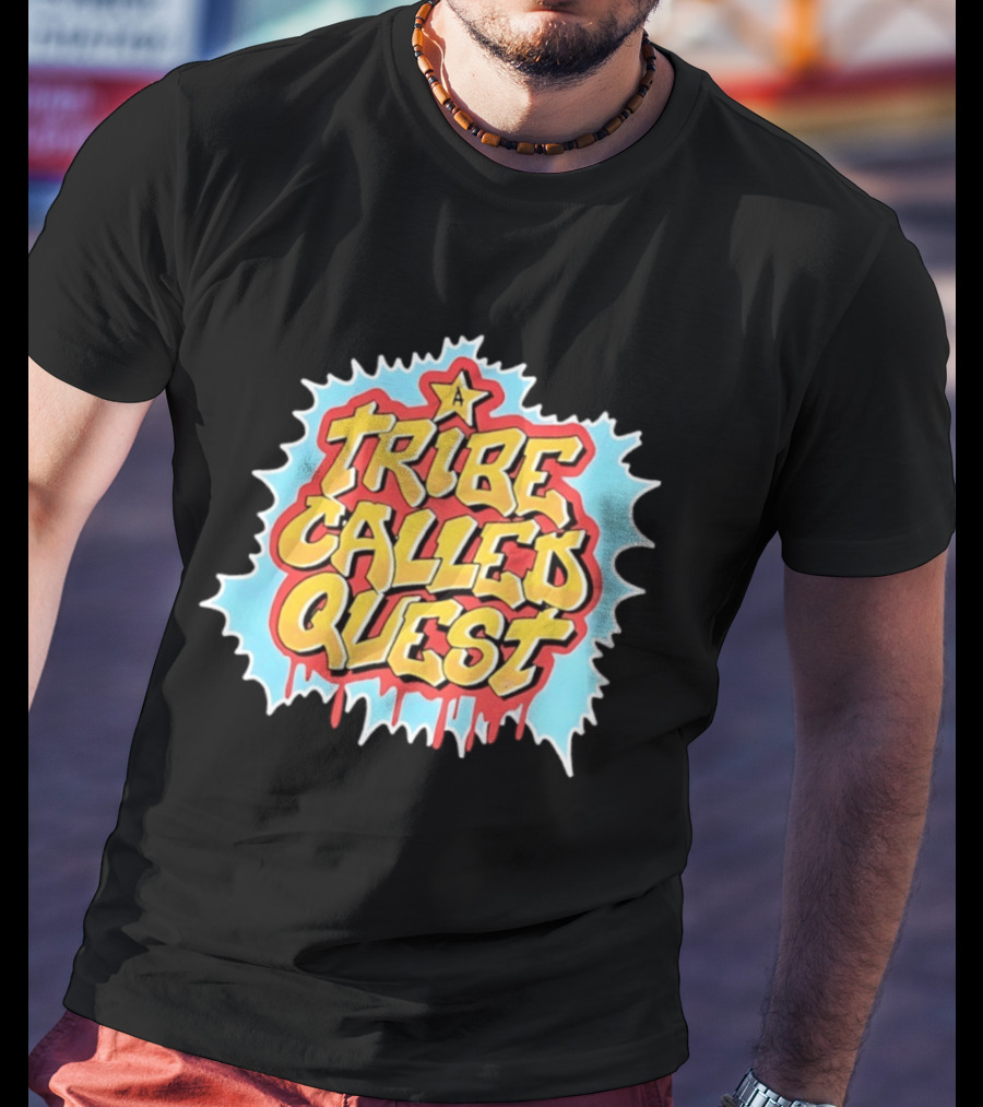 A Tribe Called Quest Vintage Style Dripping Graffiti T-Shirt