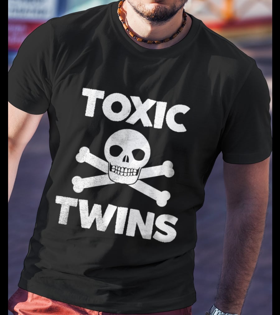Toxic Twins Skull Crossbones T-Shirt