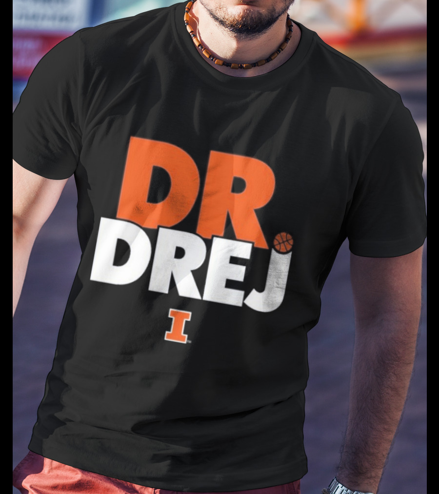 Andrej Stojakovic Dr. Drej I Illinois Fighting Illini T-Shirt