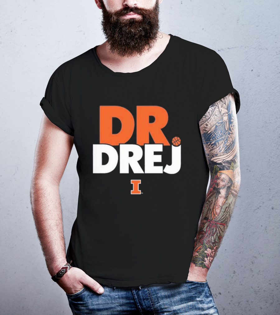 Andrej Stojakovic Dr. Drej I Illinois Fighting Illini T-Shirt