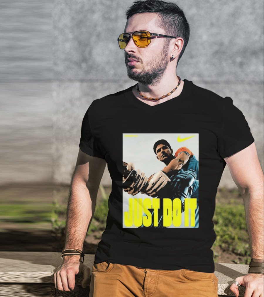 Nike Shubman Gill Just Do It Collaboration Athletic Wear T-Shirt